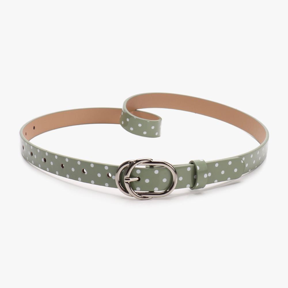 Millennial-Style Polka Dot Belt Dopamine Retro Thin Belt Skirts Waistband Jeans Accessories