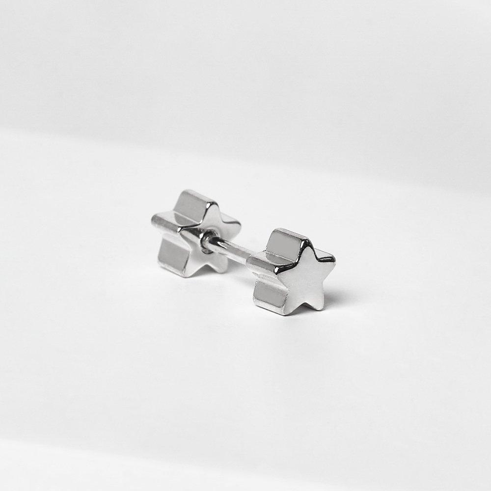 Silver925 Mini Twin Star Piercing (1 pc)