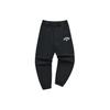 New Year Dragon Fortune Series Letter Logo Print Loose Woven Knitted Sports Pants Women Bottoms Black T11W412802F-BK