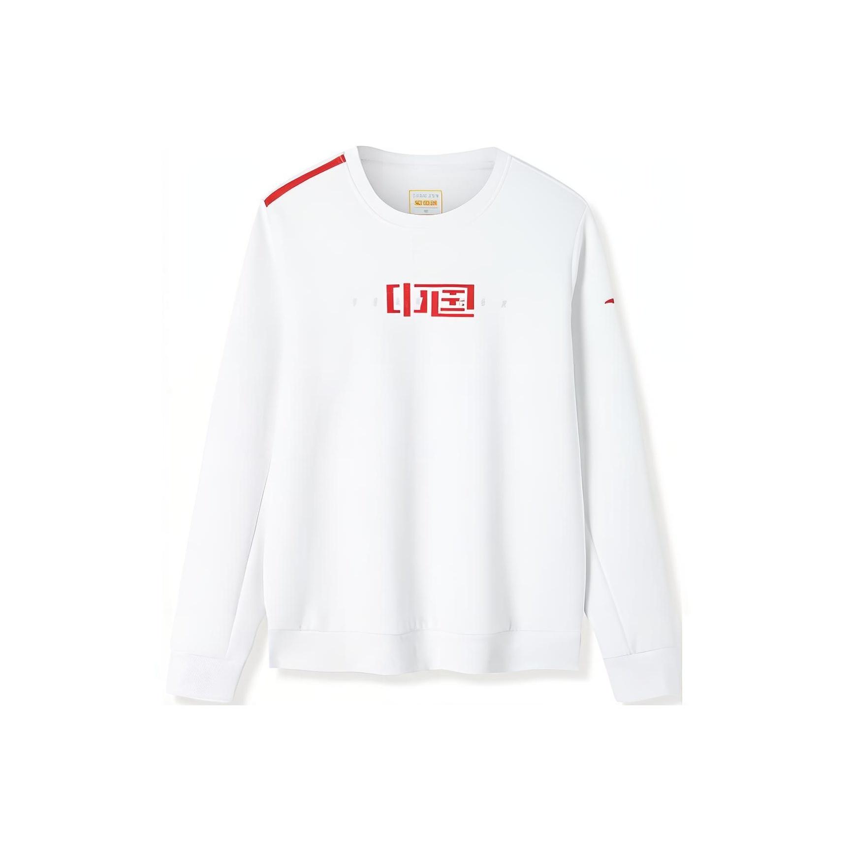 

Anta Training Series Solid Color Text Logo Printed Round Neck Casual Long Sleeve Sweatshirt Women sweatshirt Pure-White 162217752-1 L