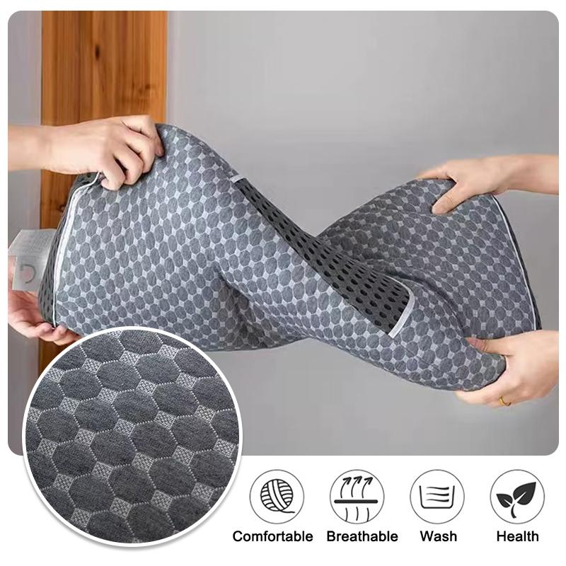 Oreiller cervical orthopédique doux pour la peau et protège le cou Oreiller de massage en fibre de soja pour dormir