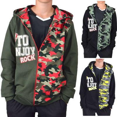 Boys' Sweat Jacket with Hood