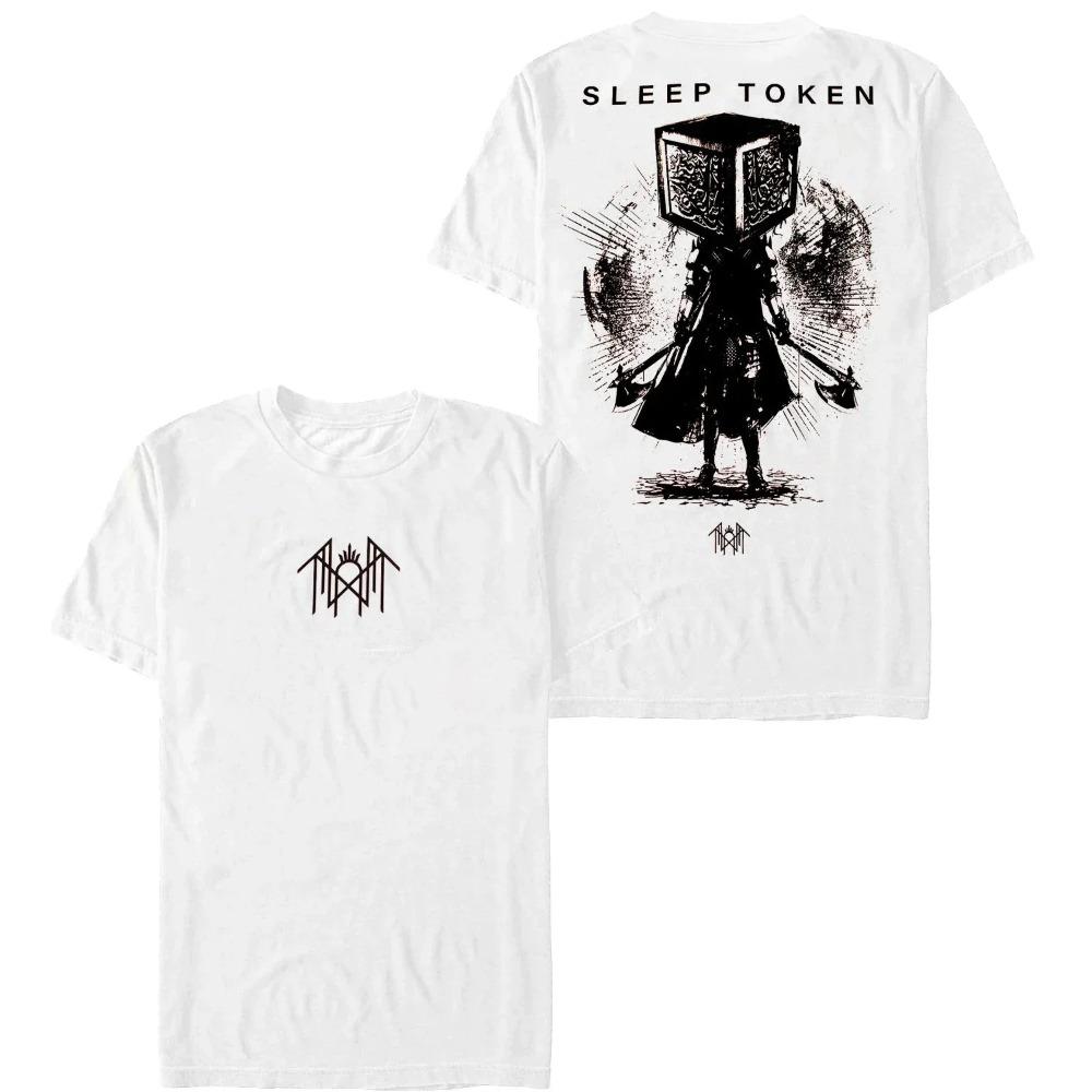 

2025 SS S-sleep Tokens Metal Band бавовняна футболка унісекс чоловіки жінки літо негабаритні короткий рукав повсякденні вінтажна мода ретро футболка XXXL
