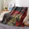 Dragons  Print Flannel Blanket, High quality Comfortable for All Seasons, Home Decor, Warmth and Comfort