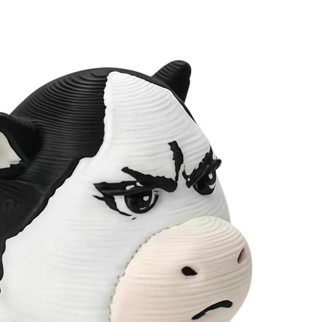 3D Printed Cow 3D Printed Funny Collectible Desk Decoration Farm Animal Figure Toys For Kids Adults Desk Office Bookshelf