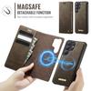 Magnetic RFID Blocking Leather Wallet Case for Samsung Galaxy S26 Ultra 5G