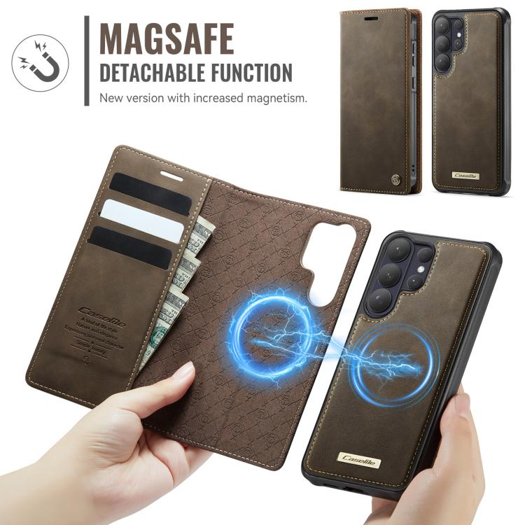 Magnetic RFID Blocking Leather Wallet Case for Samsung Galaxy S26 Ultra 5G