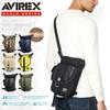 AVIREX EAGLE Bolsa de Perna de Ombro AVX348L 2 Vias & (BEGE (51))