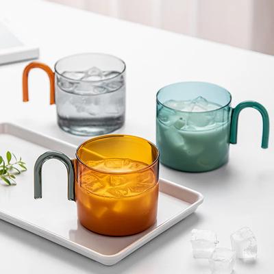 Creative Pouring Mug Heat-resistant Colored Glass Breakfast Cups of Coffee Tea Cup Original Mugs Free Shipping Glasses Cupshe