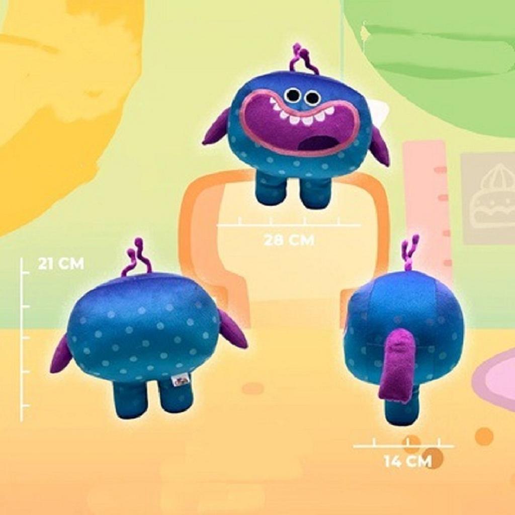 New 25cm Um and Khrum Plush Toys Soft Stuffed Anime Peripheral Cute Cartoon Dolls for Kids Bedroom Decor Perfect Birthday Gift