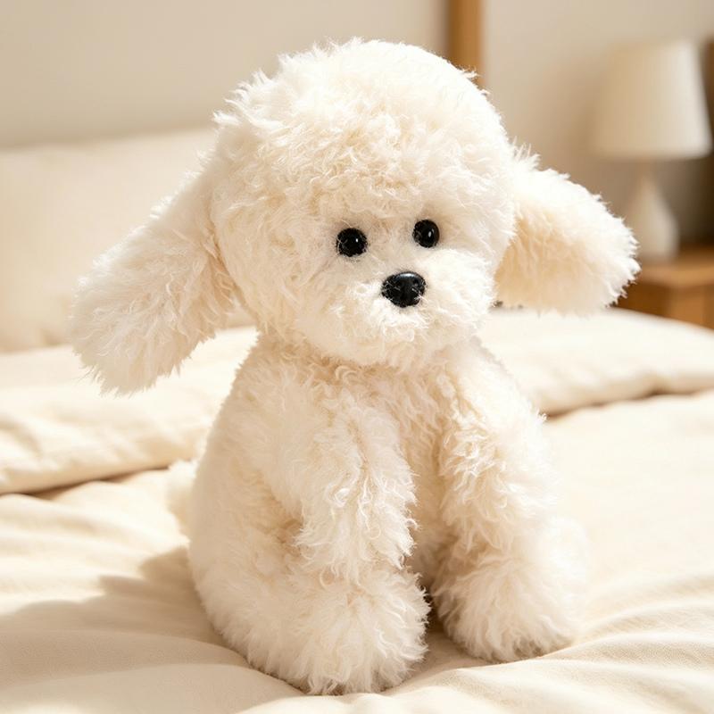 2632Cm Gevuld Teddy Hond Pluche Speelgoed Gevuld Wit Tan Bruin Simulatie Dier Pop Metgezel Pluche Knuffel Cadeau 26cm