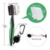 Golf Club Cleaner Golf Cleaning Brush With Carabiner Groove Sharpener Cleaner Multi Style Golf Sports Accessories Drop Ship 5