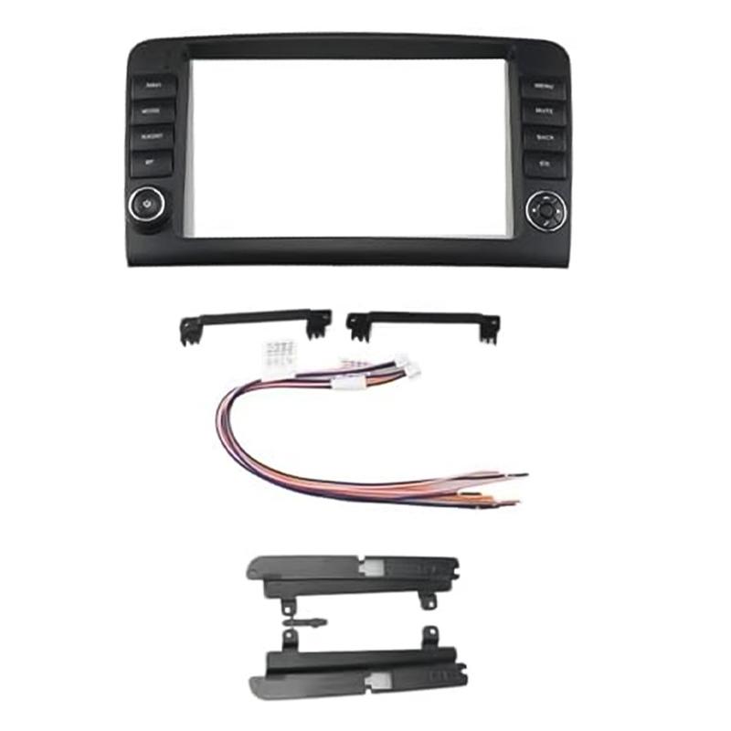 For Mercedes ML W164 2006 2011 GL Klasse X164 2006 2012 Stereo Audio Panel Frame Kit 9 Inch for Left Hand Drive Vehicles
