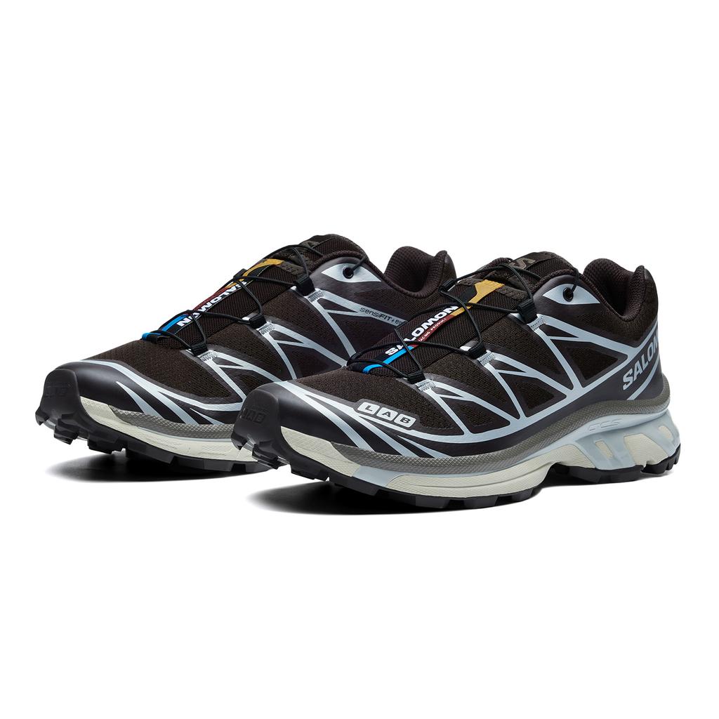 SALOMON Xt-6 Non-Slip Wear-Resistant Low-Top Hiking Shoes Unisex Hiking Shoes Black Coffee 476904