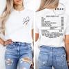 Jesus Paid It All Print Women TShirt Bible Verse Shirts Casual Short Sleeve Tops Trendy Christian Street Faith Female Clothes