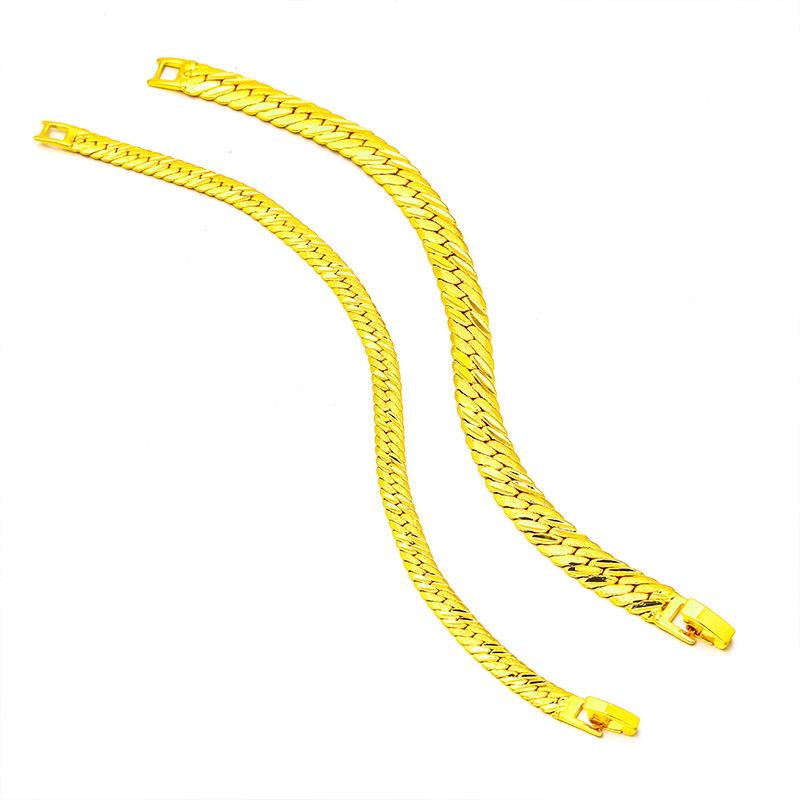 Vietnam Sand Gold Women's Snake Skin Style Buckle Bracelet - Southeast Asian Jewelry, Hot Selling Accessory