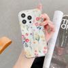 Hot Clear Luxury Design Electroplate Laser Flower Shockproof Mobile Cell Phone Case for iPhone 17 16 15 14 Plus 13 12 11 Pro Max
