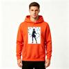 Men's Print Pullover Hoodie, Anime Character Nobara Printed Casual Long Sleeve Sweatshirt for Daily Wear