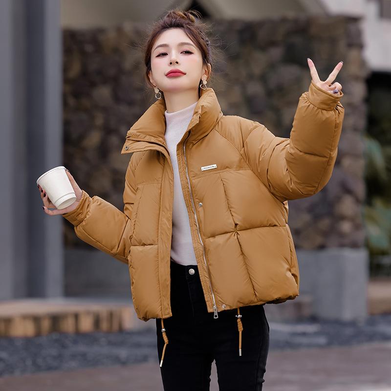 Cotton-padded Clothes Women's Short 2026 Autumn and Winter New Coat Women's Fashion Small Thin Cold-proof Clothes Stand-up Collar Cotton Clothes