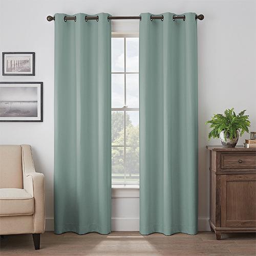 Blackout Curtains Solid Color Matte Insulation Sunscreen Blackout Curtains Finished Products