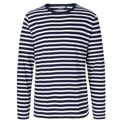 Neutral Mens Striped Long-Sleeved T-Shirt