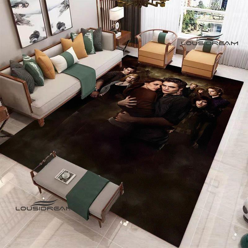 The Twilight Saga printed carpet Living room bedroom non-slip carpets Yoga mat Outdoor carpet kawaii rug birthday gift