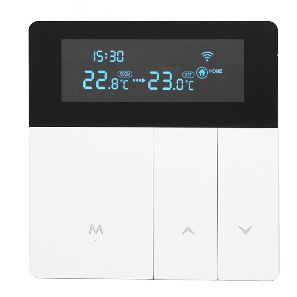 16A Smart Color Thermostat Programmable Smart Electric Heating Thermostat for Shopping Malls Hotels AC 90V‑240V