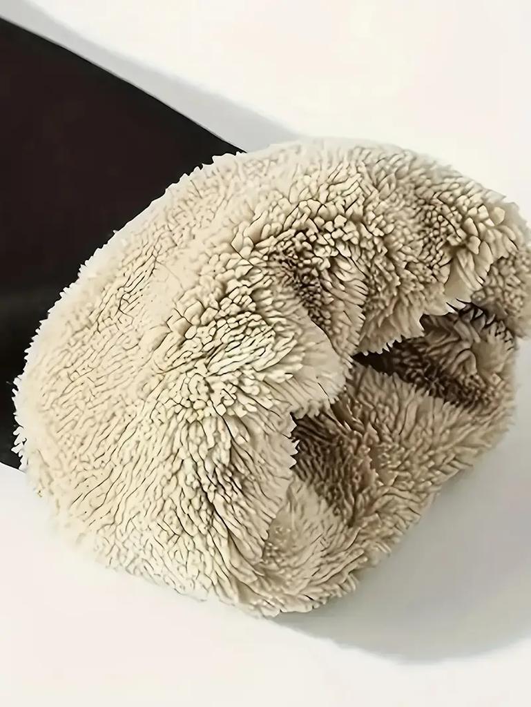 Men's Fleece Sweatshirt - Plus Size Sherpa Lined Pullover for Winter Warmth