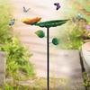 Bird Feeder Tray Standing Bath Bowl Decoration Easy To Clean Refill Courtyard for