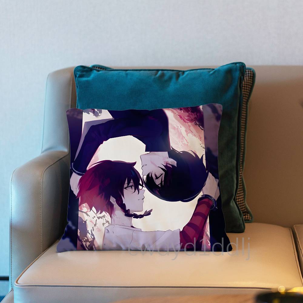Zeno Remake Anime Pillow Case Short Plush Sofa Decorative Gift Home Doublesided Printing Cushio