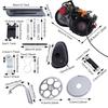 100cc 4 stroke Bicycle Engine Kit Set Gas Motorized Motor Bike Modified Engine