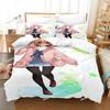 3D Beyond the Boundary Bedding Set Printed single Comforter Quilt Bed Cover Duvet Cover Pillow Case 3 Pieces Set Kids Adult Size