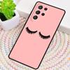 Eyes Eyelash Aesthetic Phone Case for Samsung Galaxy note 10 pro S26 Ultra S23 S24 FE S25 S21 S22 PLUS shockproof Cove