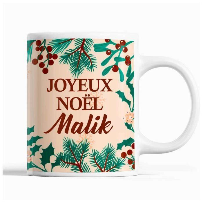 Mug - Noël Malik Beige - Front/Back Print - Dishwasher Safe - 325 Ml
