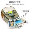 Schoolbag Japanese tooling wind large capacity nylon anti-splashing water junior high school student backpack retro contrasting color travel backpack