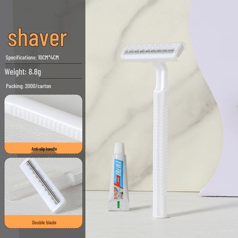 Disposable Hotel Razor & Shaving Knife for Bathhouse or Home Use