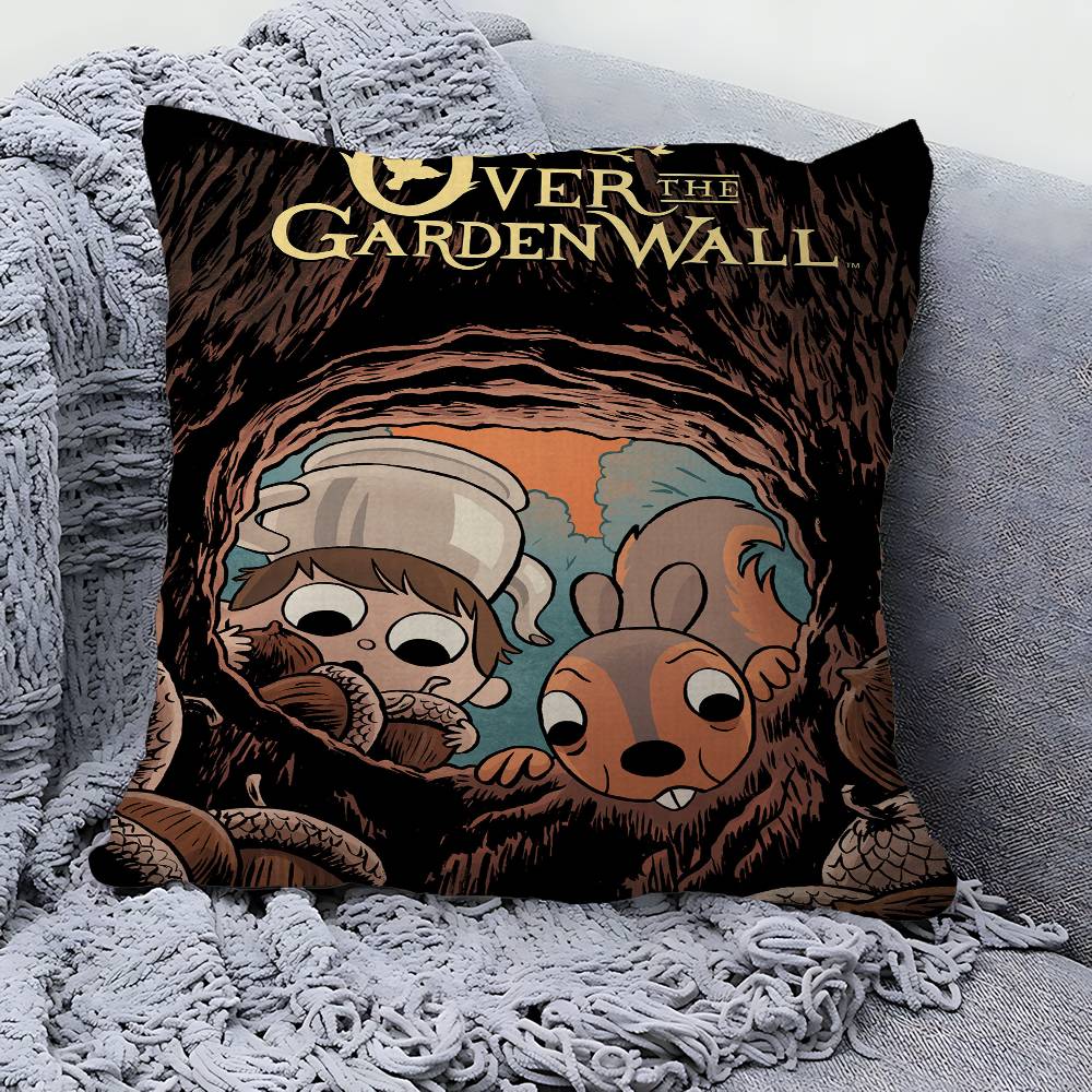 Anime O-Over The G-Garden W-Wall Personalized Picture Text Home Decorative Pillows Household Gifts 45x45cm