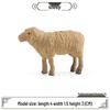 Mini Poultry Animal Models: Yellow Cattle, Chicken, Duck, Goose, Pig, Goat, Donkey, Horse Toys for Kids' Early Education & Decor