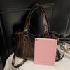 Fashion Leather Shoulder Bag for Women Multi Compartment Square Bag Retro Crossbody Bag Perfect for Shopping Daily Life and Weekend Outings