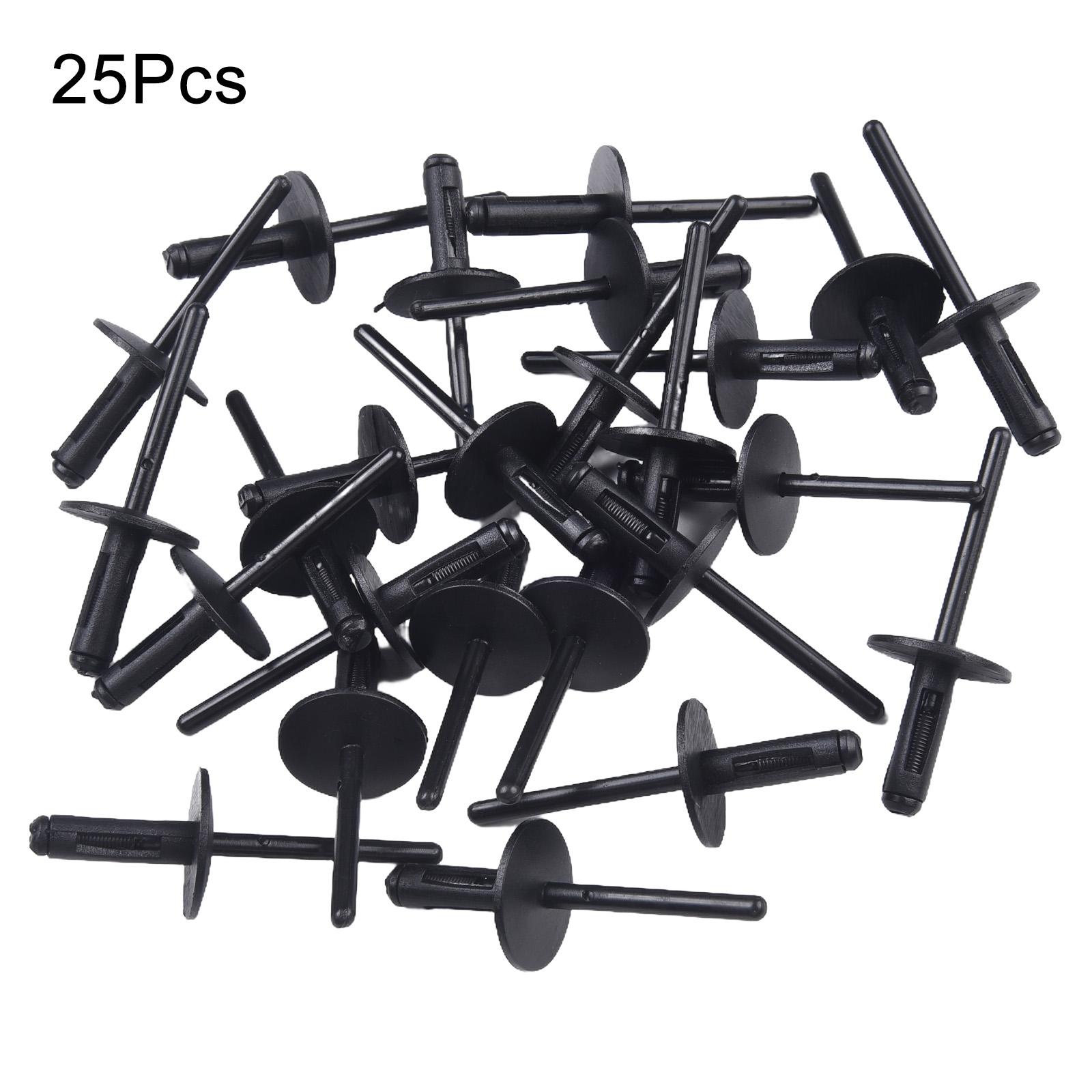 

Bumper Panel Clips Car Rivets Fitments Install Non Deformation Panel Clips 25 black