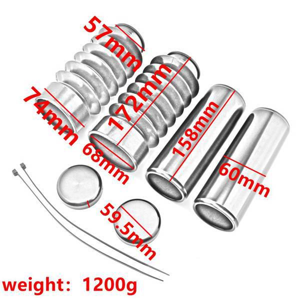 Fork Cover Protectors for 2006-2017 Harley-Davidson Dyna Street Motorcycles