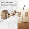 New European Style Home Brass Shower Head Holder Adjustable Bracket With Wall Mount And Connector Ideal For Bathroom Fixtures