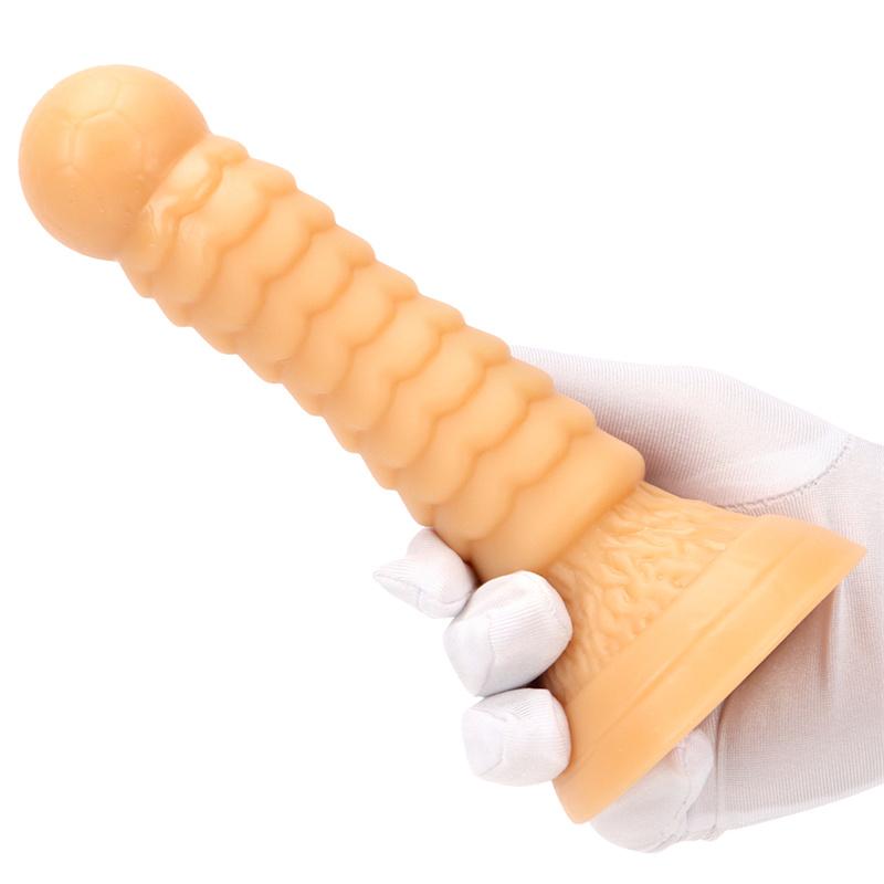 Female Simulation Masturbator Eggless Penis Private Stick Thrusting Soft Rear Anal Plug Erotic Products