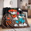 1Pc Pumpkin Moon Pirate Puppy Adventure Blanket Soft And Comfortable Casual Warm Camping Travel Christmas Halloween Gift M91773