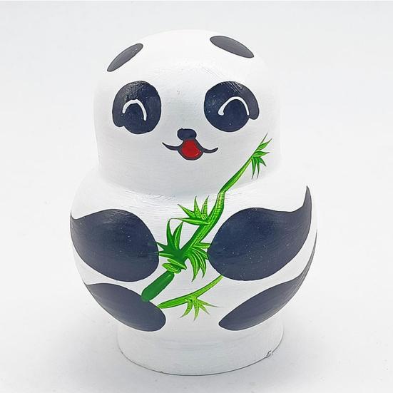 1Set Nesting Dolls Environmental Friendly Fine Workmanship Handicraft Product Traditional Matryoshka Nesting