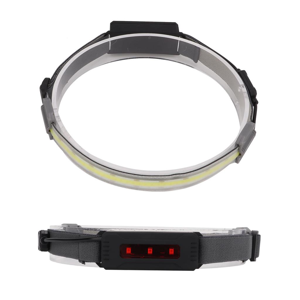 COB LED Stirnlampe IPX4 Wasserdicht 300lm USB Wiederaufladbare LED Stirnlampe für Camping Wandern Radfahren