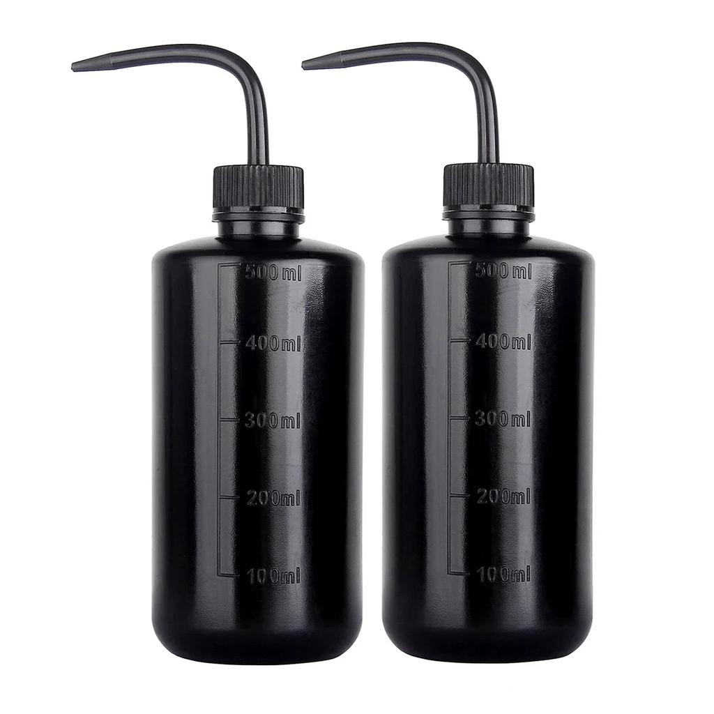 250ml/500ml Tattoo Diffuser Squeezes Bottle White Plastic Soap Washing Cleaning Lab Squeezes Bottles for Chemistry Industry