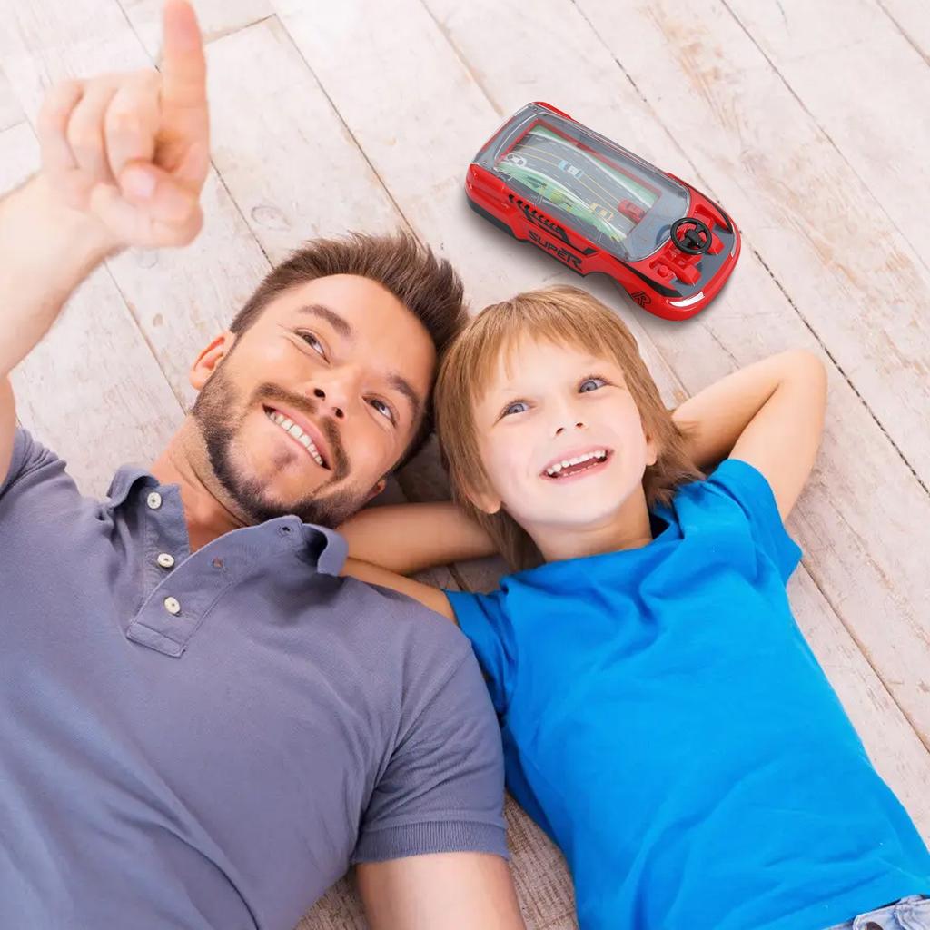 Handheld Racing Game, Children's Handheld Game Console, Children's Logical Thinking Training Boys Small Car Thinking Training Concentration