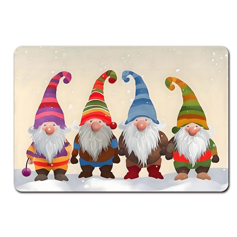 

Christmas Carpet Suitable for Courtyard Living Room Bedroom Bathroom Kitchen Balcony Door Mat Home Textile Rug 40x60cm