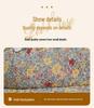 Winter Floral Design Detachable & Easy-Clean PP Cotton Pet Bed for Cats & Dogs
